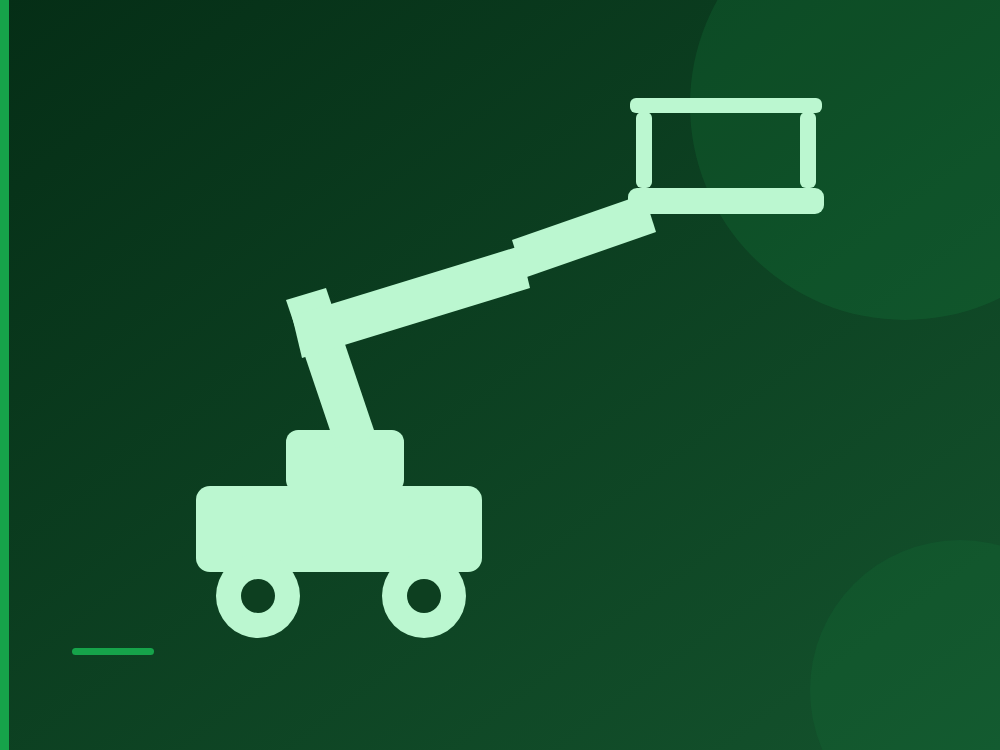 12 m Eklemli Platform ~12 m çalışma yüksekliği forklift